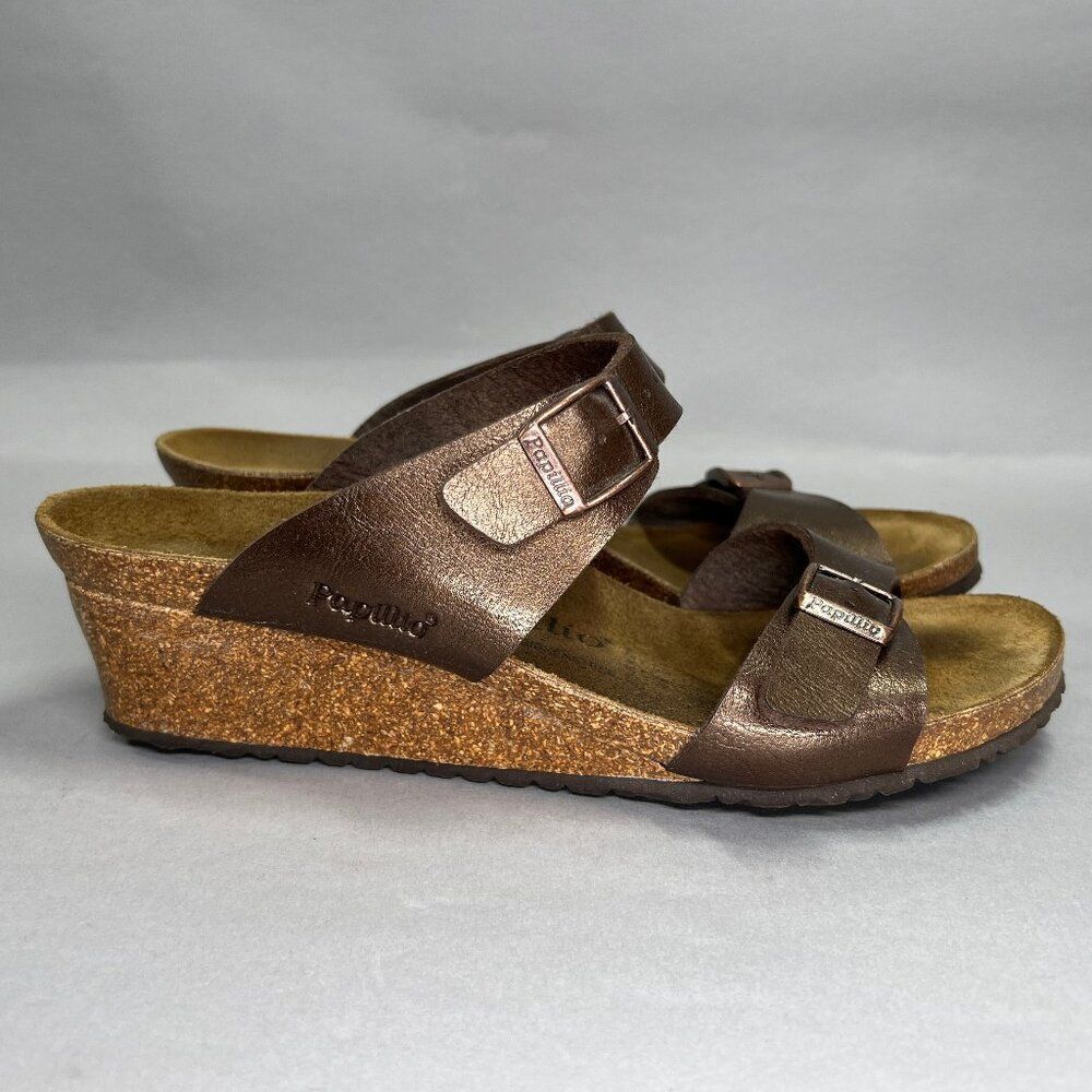 Papillio Women's Size 10 Soley Birko-Flor Wedge Sandals‎
